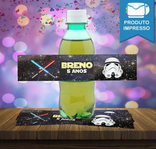 Rótulo Adesivo Guaraná Star Wars