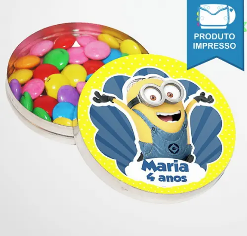 Rótulo Adesivo Latinha Minions