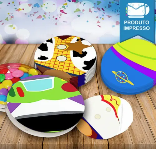 Rótulo Adesivo Latinha Roupas Toy Story