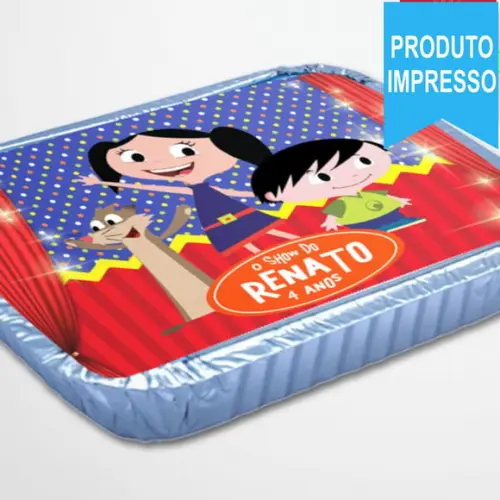 Rótulo Adesivo Marmitinha Show da Luna
