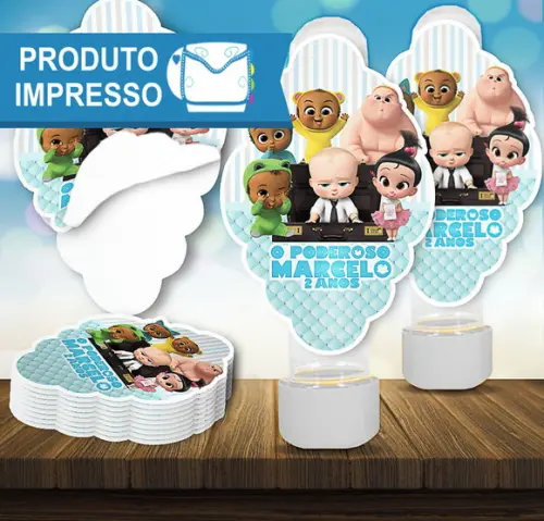 Rotulo Adesivo Para Tubete O Poderoso Chefinho