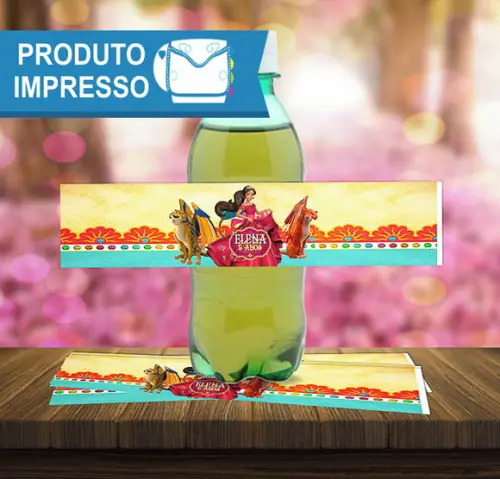 Rótulo Adesivo para Refrigerante da Elena de Avalor