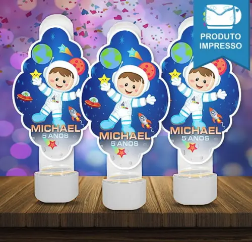 Rotulo Adesivo Tubete Astronauta personalizado