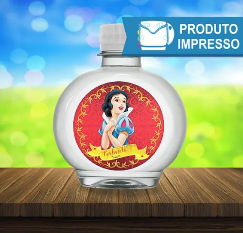 Rótulo Adesivo para Água Ouro Fino Branca de Neve