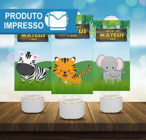 Rótulo Adesivo Tubete Safari