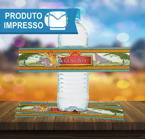 Rótulo Água 500ml A Guarda do Leão