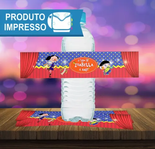 Rótulo Água 500ml O Show da Luna