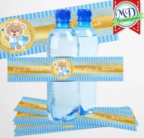 Rótulo Água 500ml Ursinho Príncipe