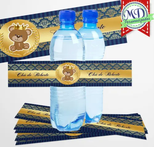 Rótulo Água 500ml Ursinho Príncipe