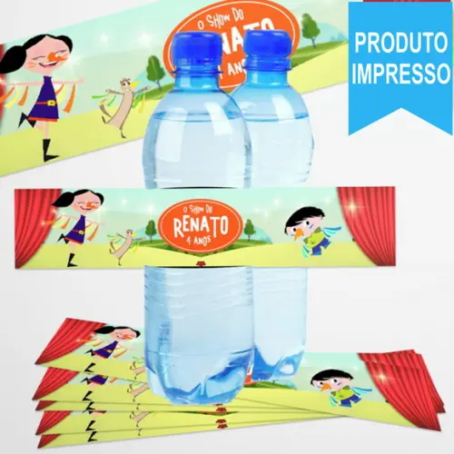Rótulo Água 500ml Show da Luna