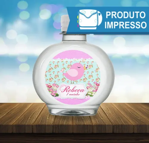 Rótulo Água Ouro Fino Passarinhos