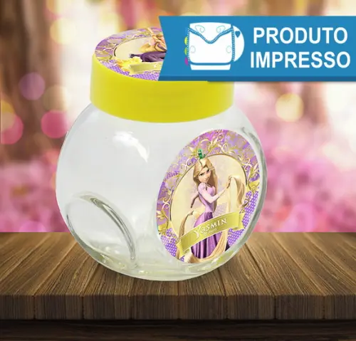 Rótulo Baleiro Rapunzel
