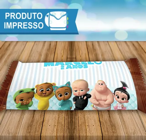Rotulo Barra de Chocolate O Poderoso Chefinho