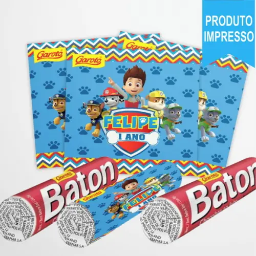 Rótulo Baton Patrulha Canina