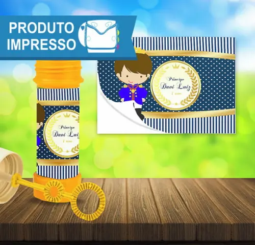 Rótulo Bolha de Sabão Príncipe
