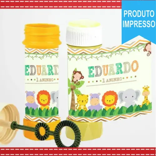 Rótulo Bolinha de Sabão Safari