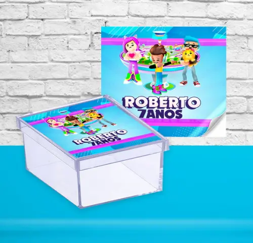 Rótulo Caixinha PK XD