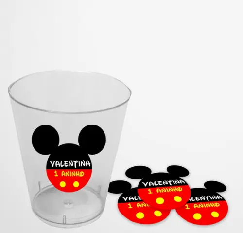 Rótulo Copinho Brigadeiro Mickey