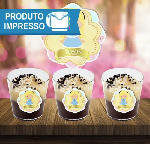 Rotulo Copinho de Brigadeiro da Alice
