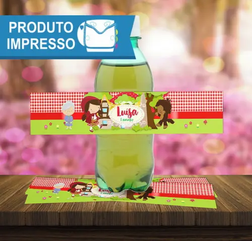 Rotulo Guaraná Chapeuzinho Vermelho