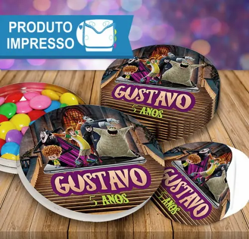 Rótulo Latinha Hotel Transylvania