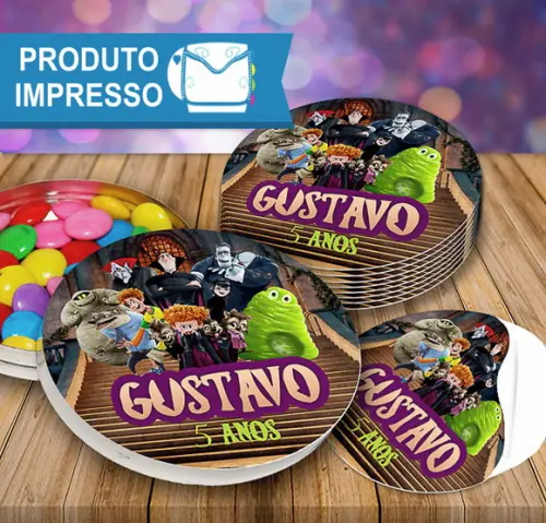 Rótulo Latinha Hotel Transylvania