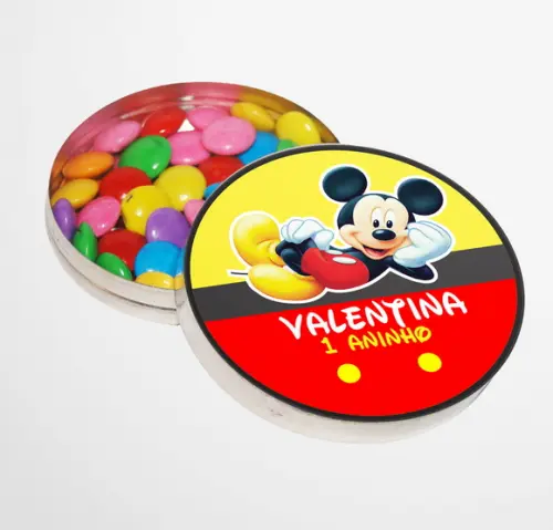 Rótulo Latinha Mickey