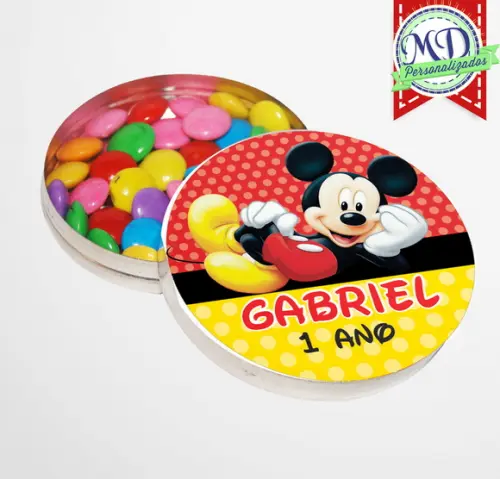Rótulo Latinha Mickey