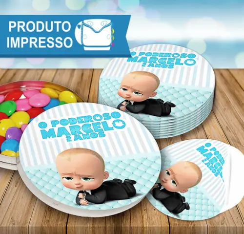 Rotulo Latinha O Poderoso Chefinho