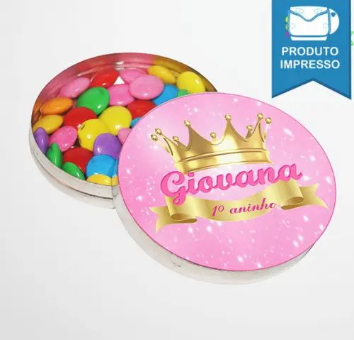 Rótulo Latinha Princesa