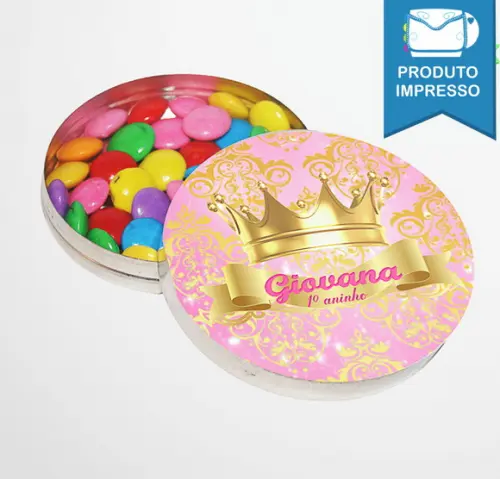Rótulo Latinha Princesa