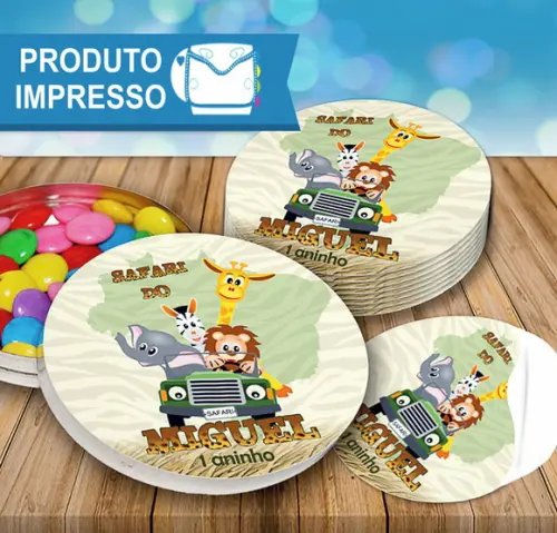 Rótulo Latinha Safari Novo