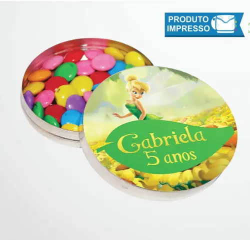 Rótulo Latinha Tinker Bell