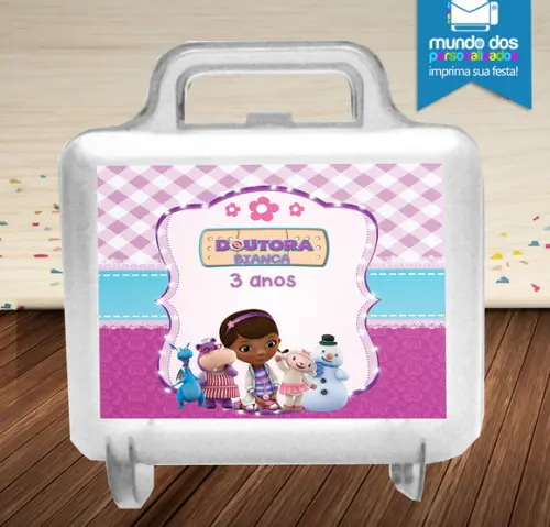 Rótulo Maletinha Doutora Brinquedos