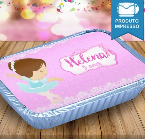Rótulo Marmitinha Bailarina