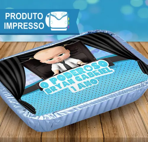 Rótulo Marmitinha O Poderoso Chefinho