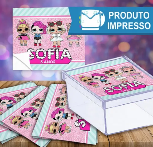 Rótulo para Caixinha LOL Surprise