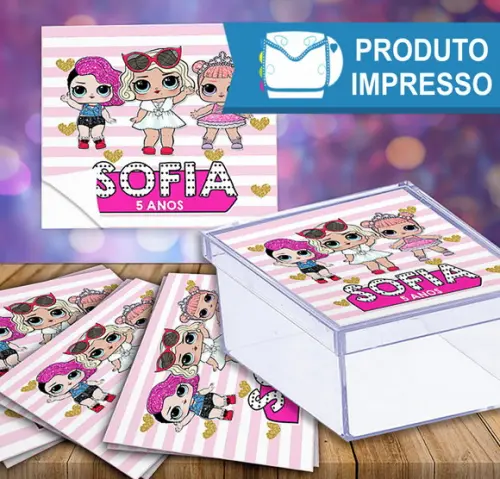 Rótulo para Caixinha LOL Surprise