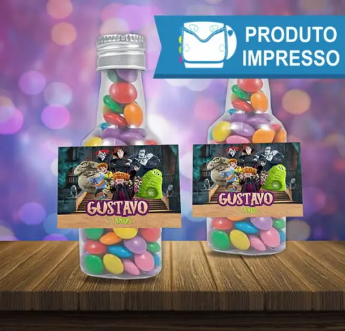 Rótulo para Garrafinha Hotel Transylvania