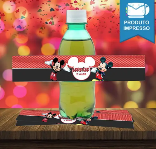 Rotulo para Guarana do Mickey