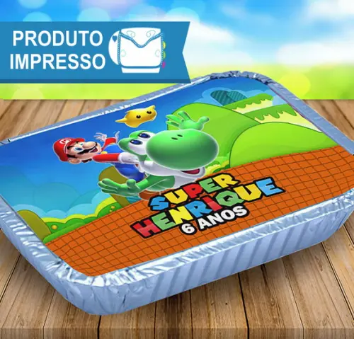 Rótulo para Marmitinha Super Mario