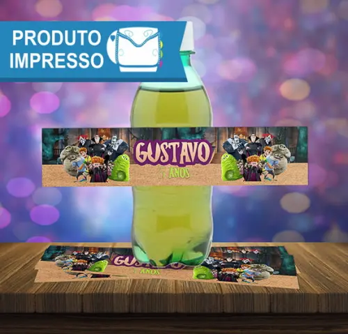 Rótulo para Refrigerante Hotel Transylvania