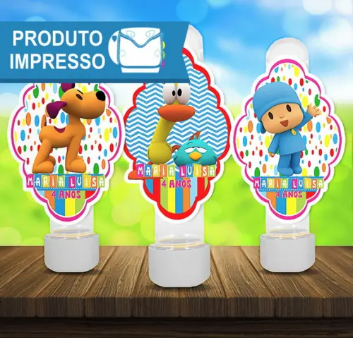 Rótulo para Tubete Pocoyo