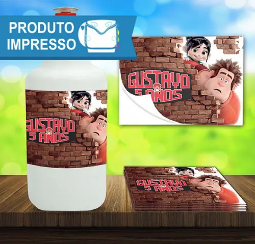 Rótulo Squeeze Detona Ralph