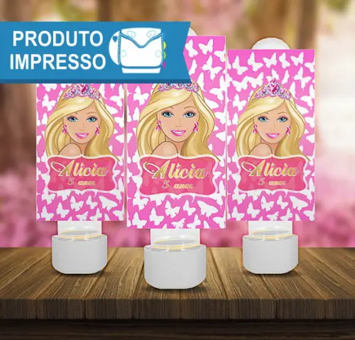 Rótulo Tubete Barbie