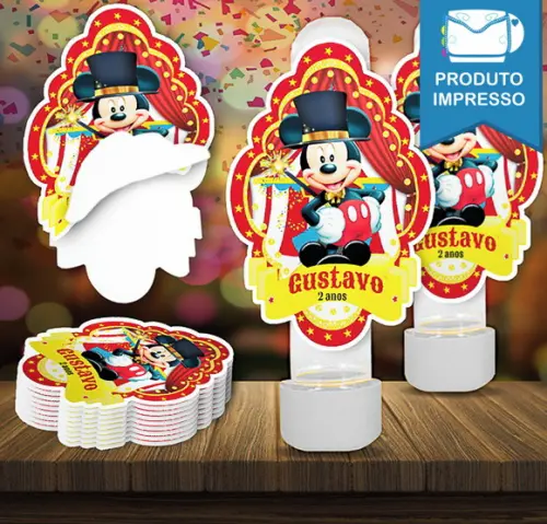 Rotulo Tubete Mickey Circo