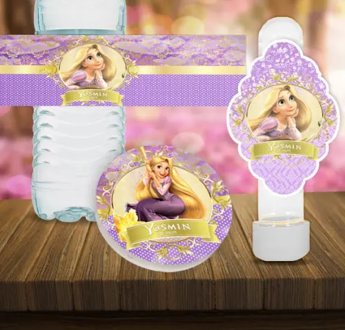 Rótulos Rapunzel