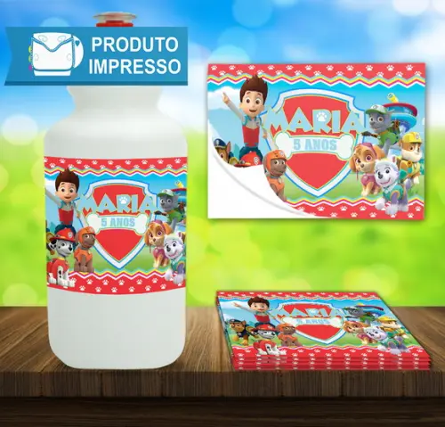 Squeeze Adesivo Patrulha Canina