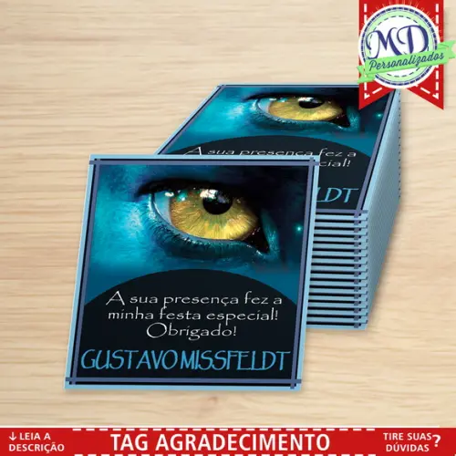 Tag Agradecimento Avatar