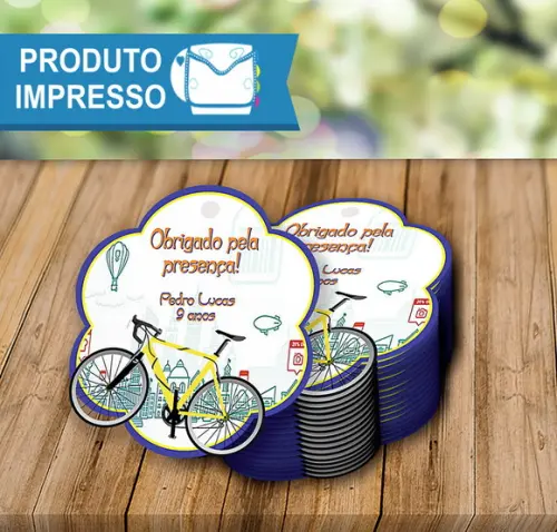 Tag Agradecimento Bicicleta